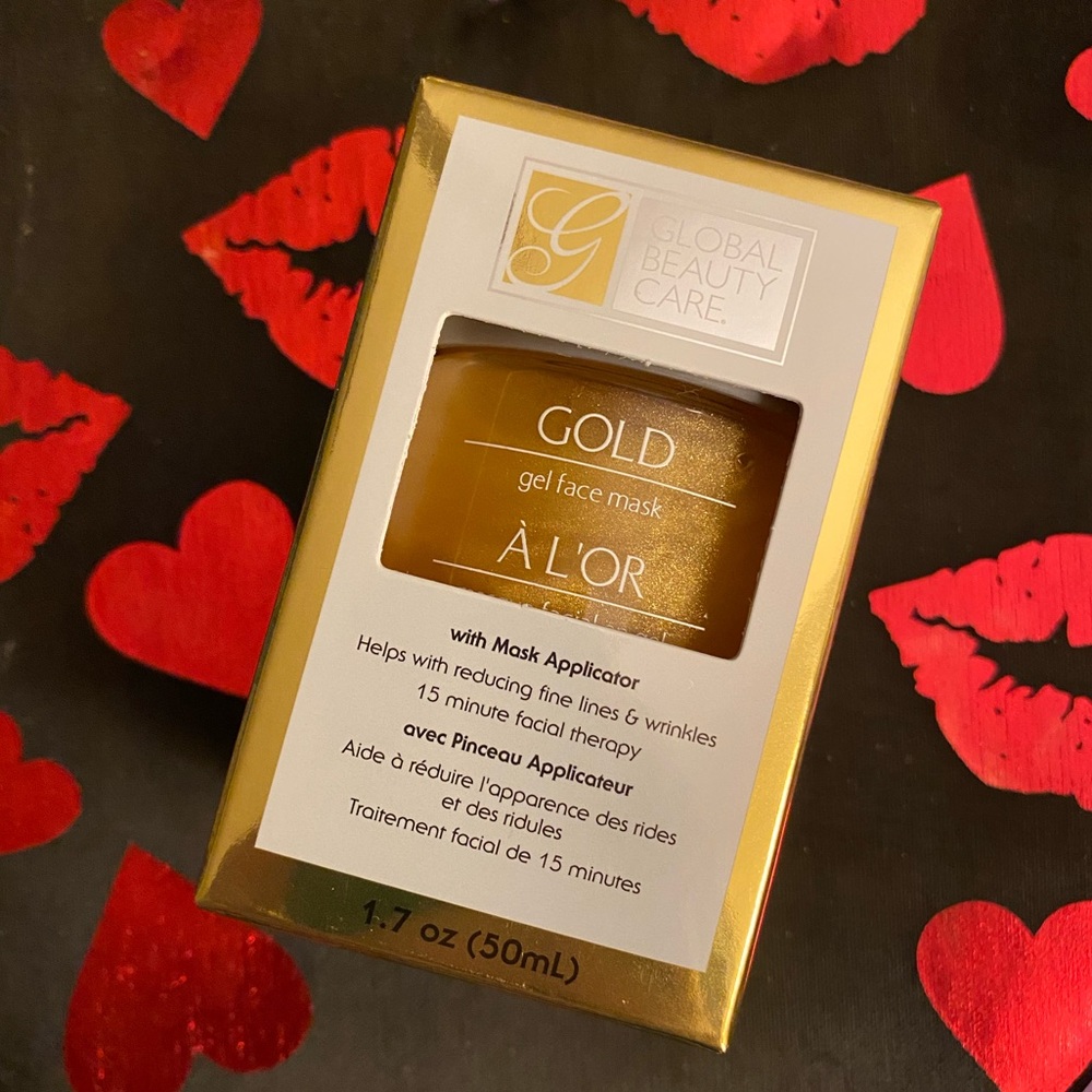 Global Beauty Care, Gold Gel Face Mask, 1.7 oz
